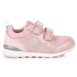 American Club American Brocade Sneakers lyserød