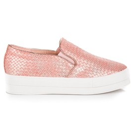Seastar Sneakers på platformen lyserød