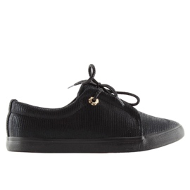 Sorte damesneakers MB102 Sort