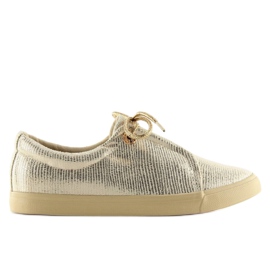 Guld damesneakers MB102 Guld gylden