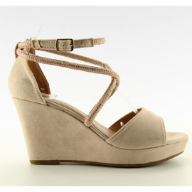 Kile sandaler F162 beige - 2. klasse
