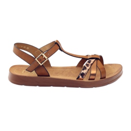 Filippo Panther sandaler til kvinder wz 103 brun gul