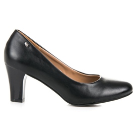 Vices Sorte pumps på stolpen