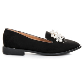 Best Shoes Ruskindsherrer med perler sort