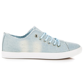 Sport Binding denim sneakers blå
