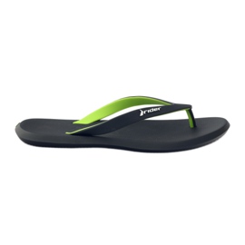 Rider 10594 Sorte swimmingpool hjemmesko grøn