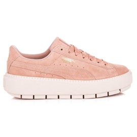 Puma Platform Trace WN`S lyserød gul
