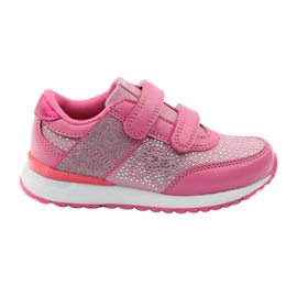 American Club Sportssko med jetfly American 17326 pink lyserød