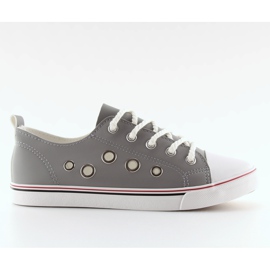 Grå kvinders sneakers FG-2767 grå