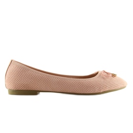 Klassiske lyserøde ballerinaer LK20P Pink