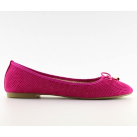 Klassiske fuchsia ballerinaer LK20P fuchsia lyserød