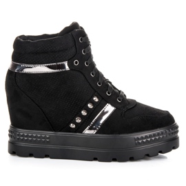 Bestelle Platform sneakers sort