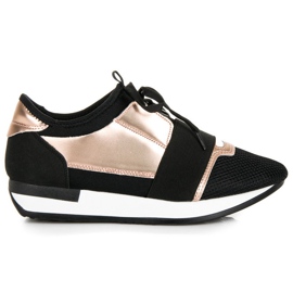 Slip-on sportssko sort