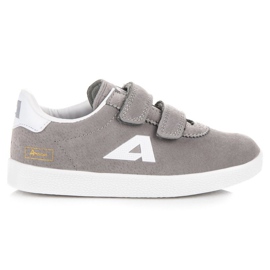American Club Suede Velvet American Sneakers grå