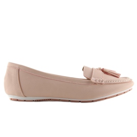 Pink lyserøde loafers til kvinder 3147 Pink