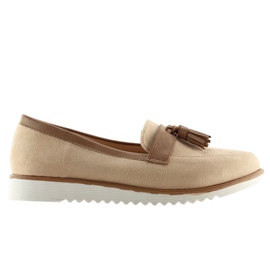 Damebeige loafers 9167 Beige