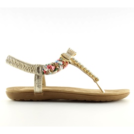Guld flip-flops D567 guld gylden