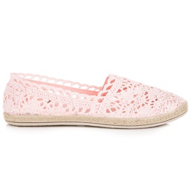 Seastar Pink Lace Espadrilles lyserød
