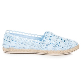 Seastar Blå blonde espadriller