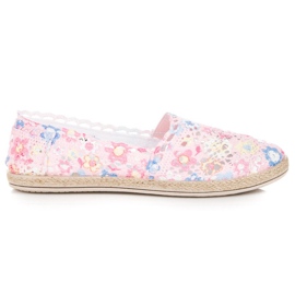 Seastar Espadriller i Boho stil lyserød
