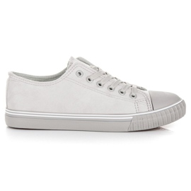 Ruskind sneakers grå