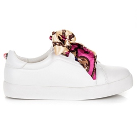 Vices Sneakers bundet med et bånd skruestik hvid