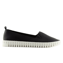 Sorte sneakers slip-on super behagelige 4163 Sort