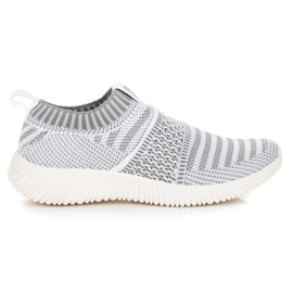 Kylie Slip-on tekstil sneakers grå