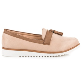 Boho vices beige mokkasiner