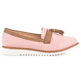 Boho VICES lyserøde loafers