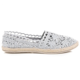 Seastar Grå blonde espadriller