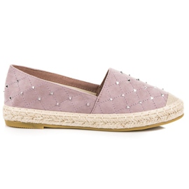 Coura Quiltede ruskind espadriller violet