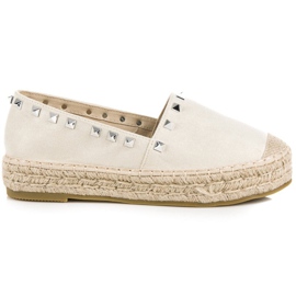 Coura Suede Espadrilles på platformen brun