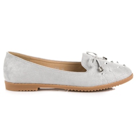 Coura Loafers i grå ruskind