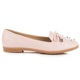 Coura Pink ruskind loafers lyserød