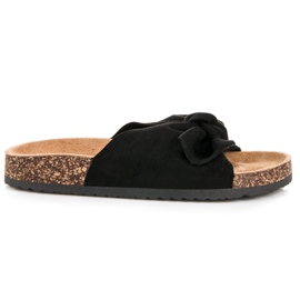 Queen Vivi Ruskindsko med sløjfe sort