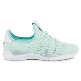 Mint slip-on sportssko grøn
