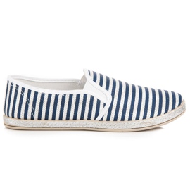 Muto Tag espadriller på med striber blå