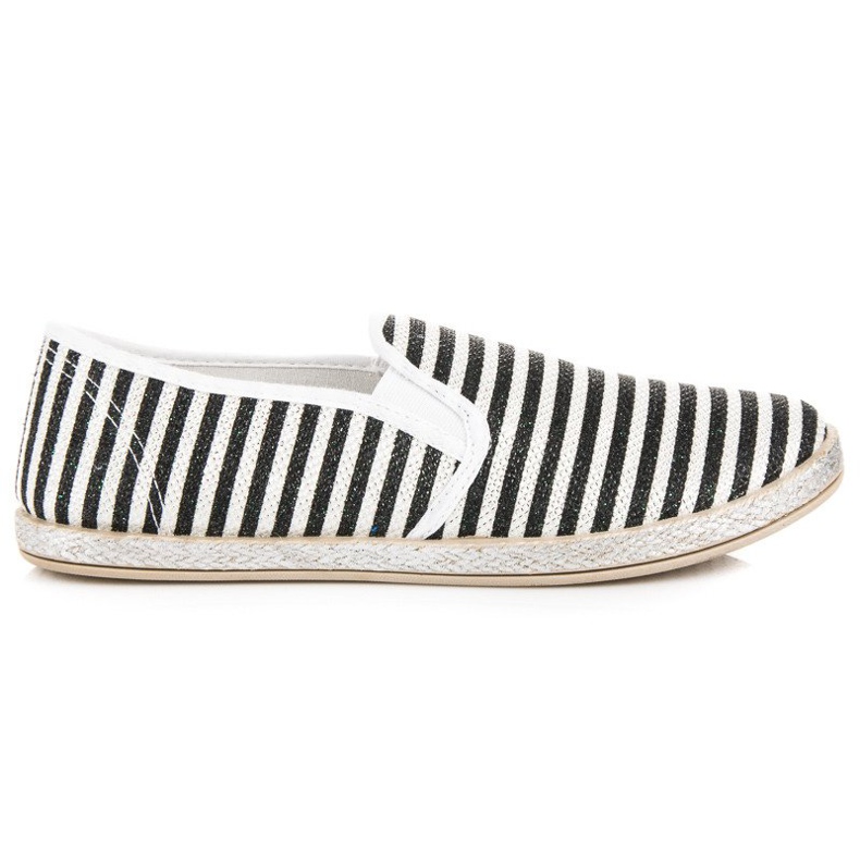 Muto Tag espadriller på med striber sort