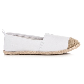Mckeylor Ballerina espadriller hvid brun