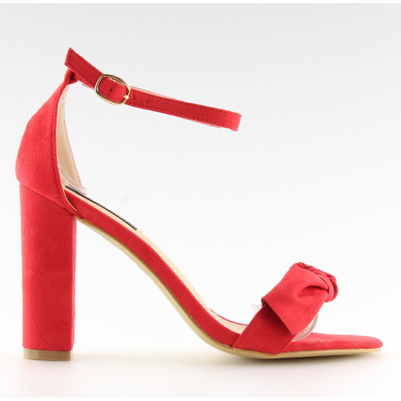 Røde højhælede sandaler 118-11 rød