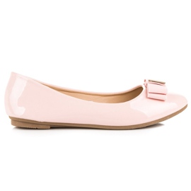 Comer Pink lakerede ballerinaer lyserød