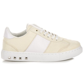 Sport Ruskind Sneakers gul