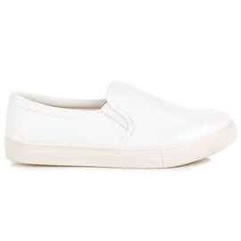 L. Day Suede slipons hvid