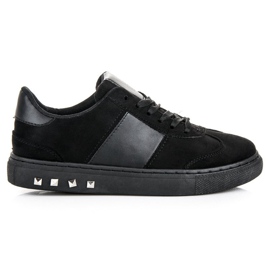 Sport Ruskind Sneakers sort