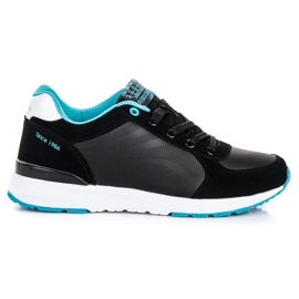Ax Boxing Sorte sneakers blå