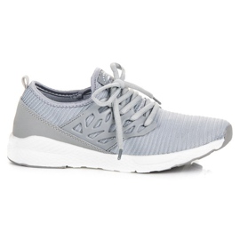 Ax Boxing Slip-on materiale sko grå