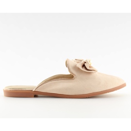 Beige lordsy hjemmesko D-6539 beige