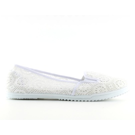 Hvide blonde slipons MN70 hvid