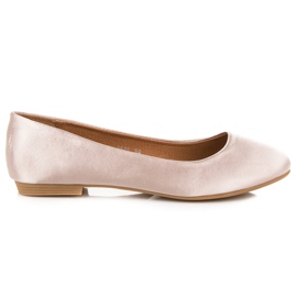 Ch. Creation Satin beige ballerinaer
